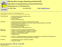 Tablet Screenshot of ib-langner.de